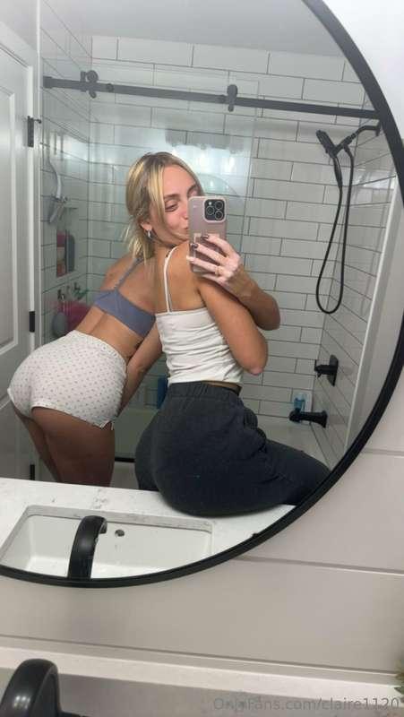 besties doing their thing