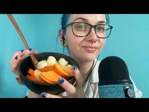 📣 EARLY ACCESS 📣 ASMR Eating Fruit (Grapes, Melon & Persimmon) 🍇