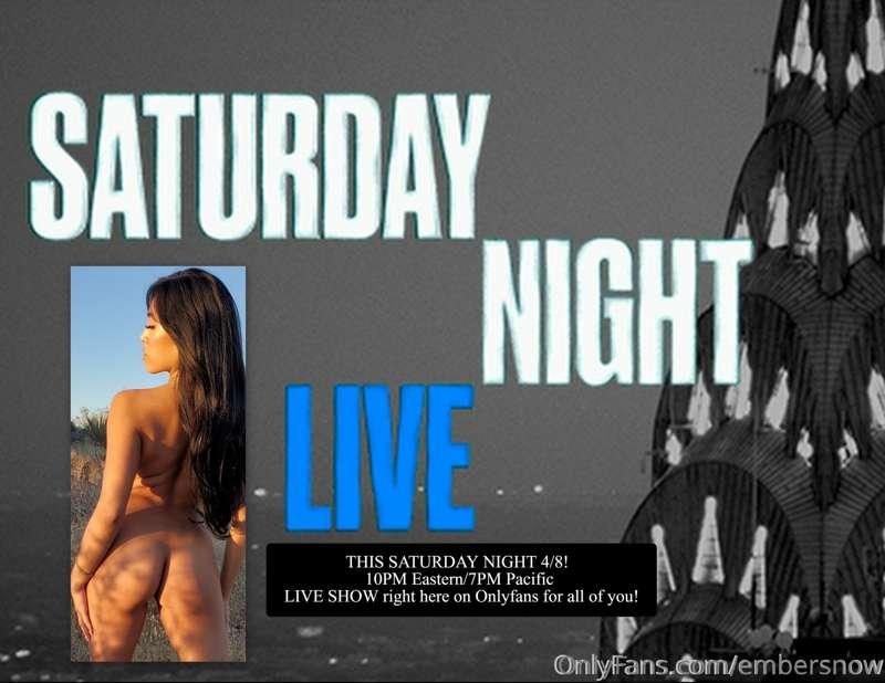 TONIGHT!! 10PM Eastern/7PM Pacific right here on Onlyfans! D..