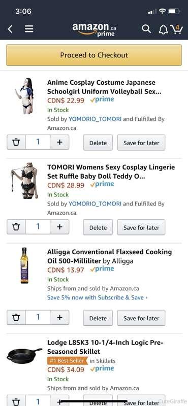 I literally have two personality’s when ordering from amazon..