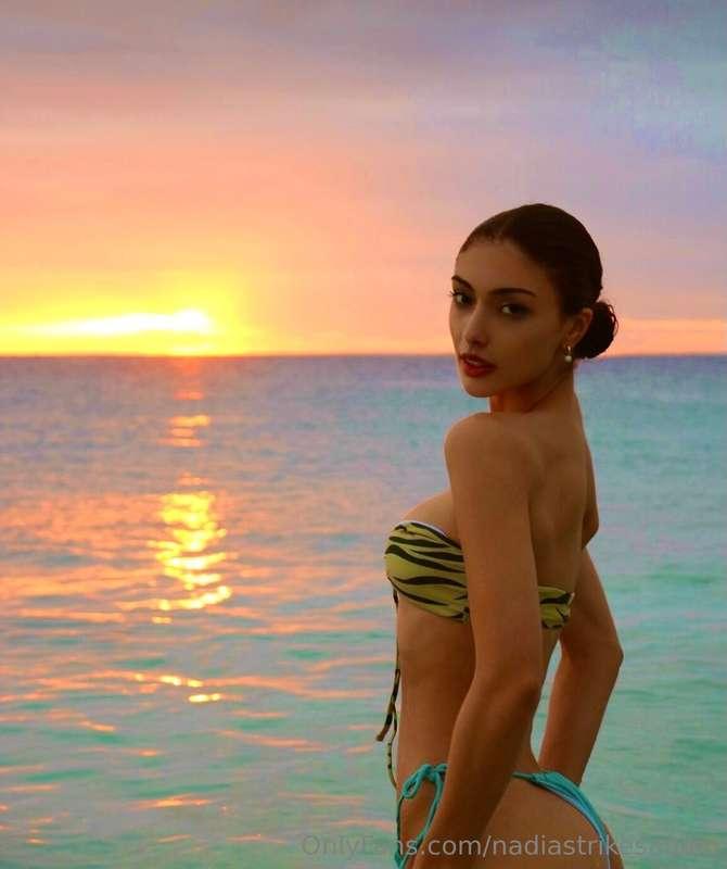 “Some days end in gold to remind you there’s still beauty in..