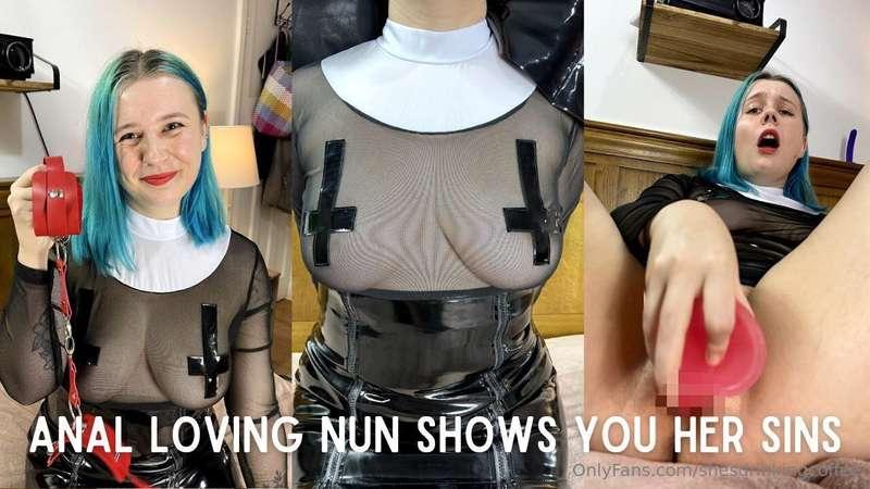 ANAL LOVING NUN SHOWS YOU HER SINS!This nun has been naughty..