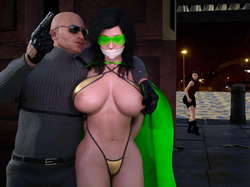 Phantom Lady: Trouble at the Docks - Topless Variant