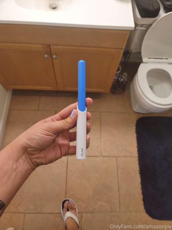 What do you think I did to this toothbrush ?
