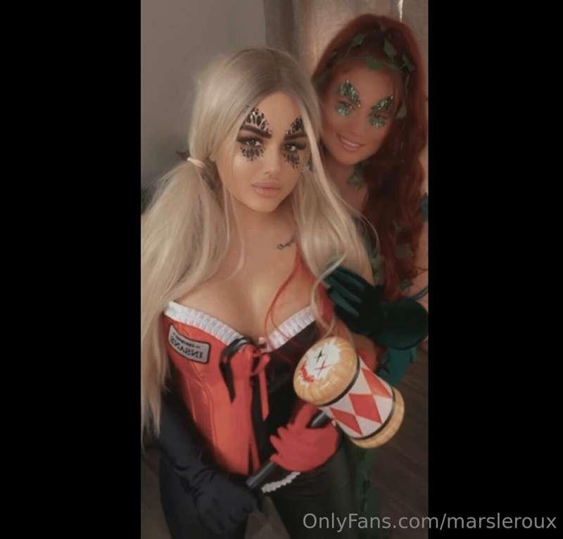 Sneak peak of our Harley Quinn and Poison Ivy shoot ❤️