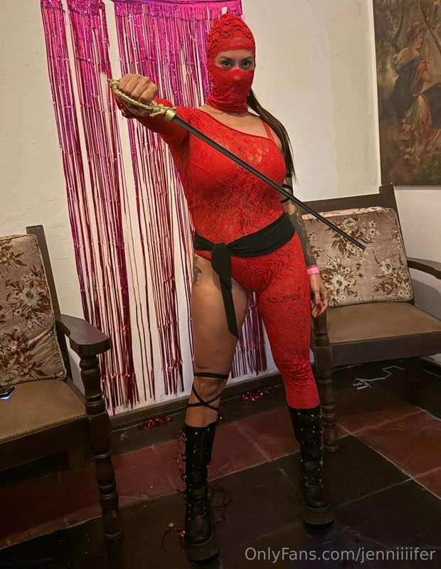 Today I am your sexy ninja 🔥 🥷