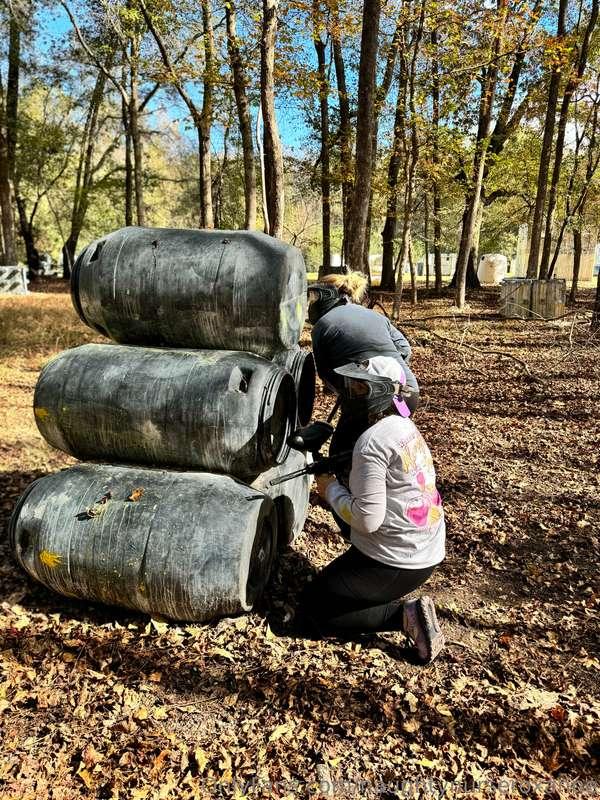 Had some fun playing paintball yesterday with all my girls! ..