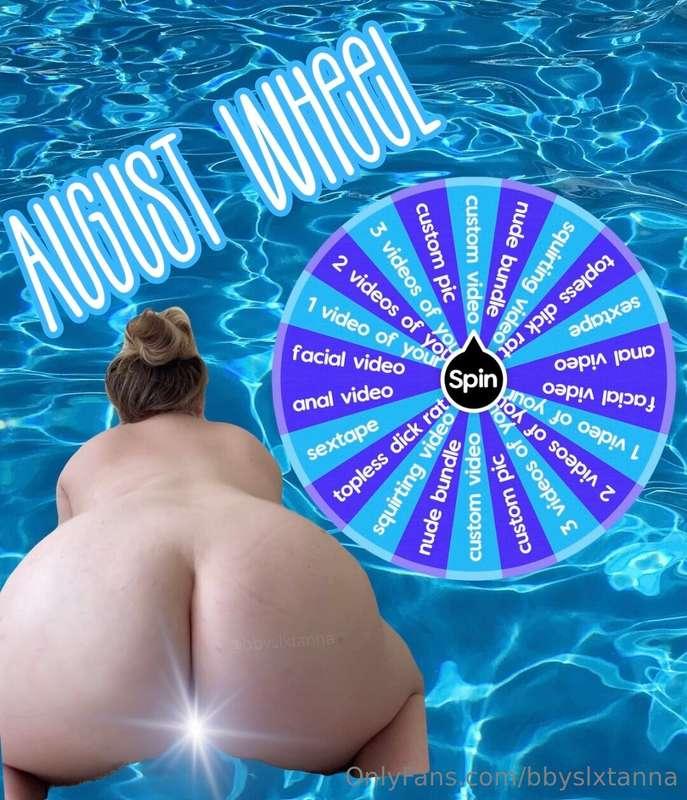 💙 - August Wheel Spins - 💙  1 Spin: $15 2 Spins: $25 3 Spins..