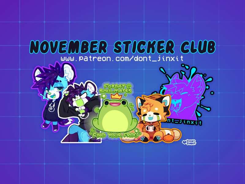 November Sticker Club!