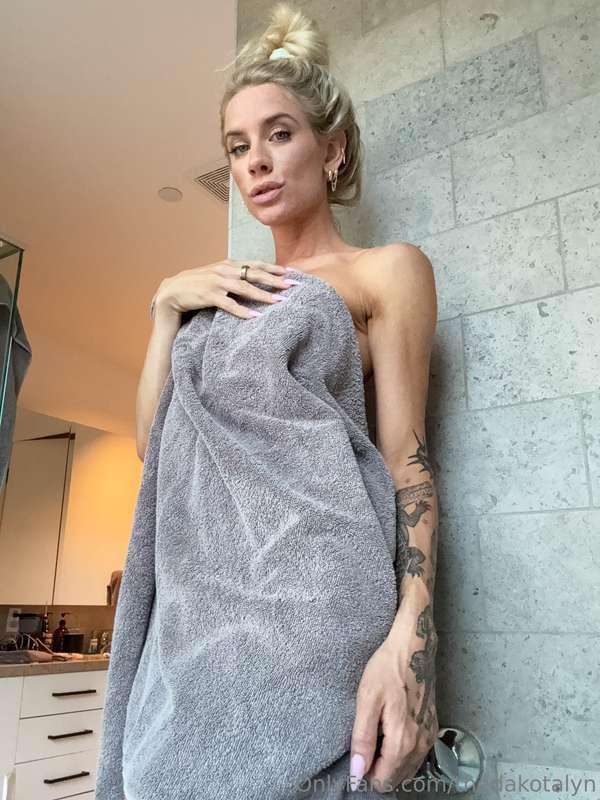 You missed a spot, babe. Maybe you should come help me wash ..