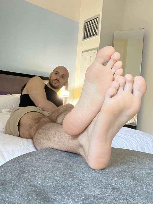 Like and comment on this post for a video of my feet in your..