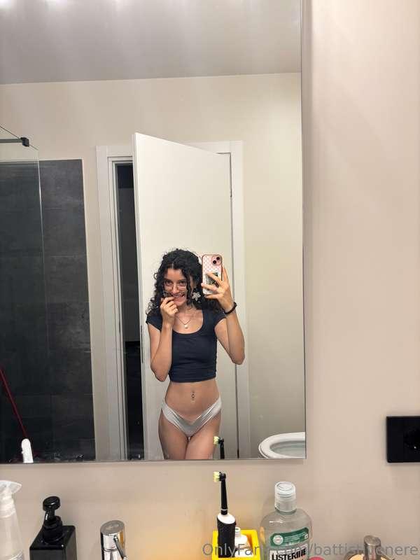 So… where would your eyes go first if you walked in on me li..