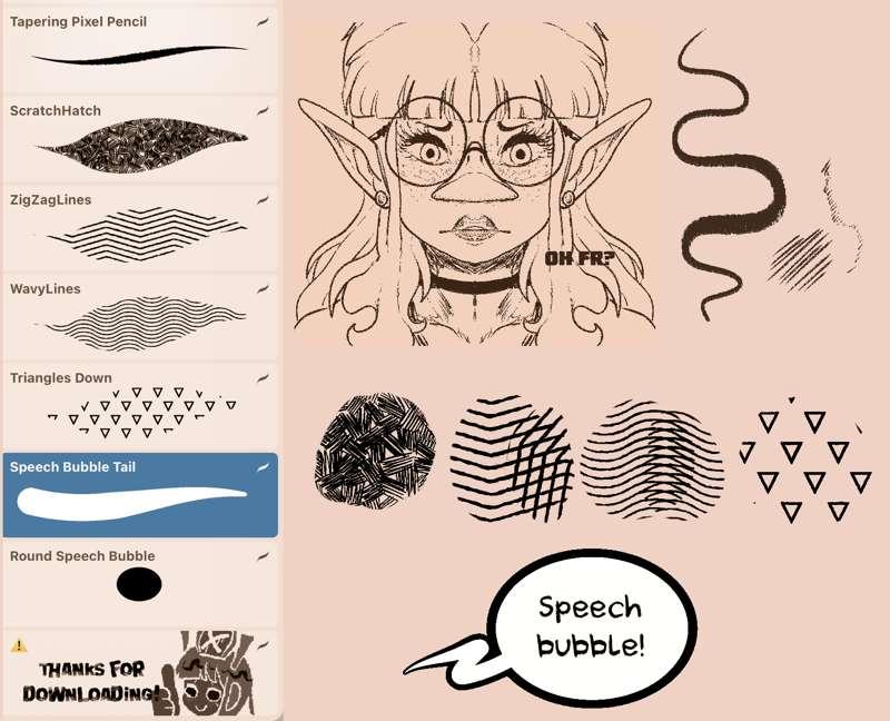 New .procreate brushes!