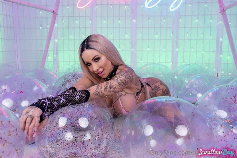 Just me, floating in a sea of balloons🎈✨