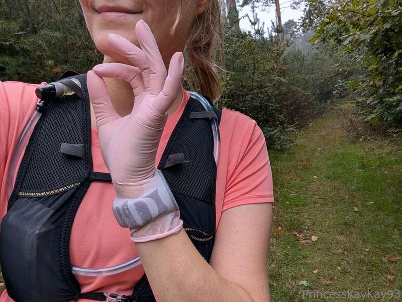 Started the day with a 17km pink latex trail run, and I've g..