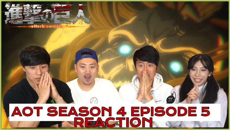ATTACK ON TITAN SEASON 4 EPISODE 5 TIMER REACTION!