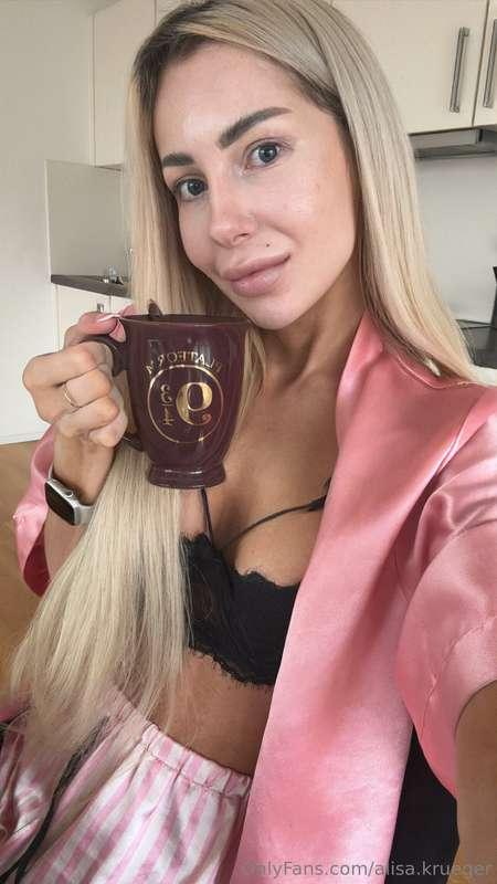 Guten Morgen… Womit erwärmst du dich bei diesen Temperaturen..