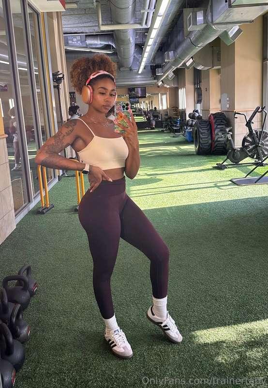 Caught me working up a sweat🥵