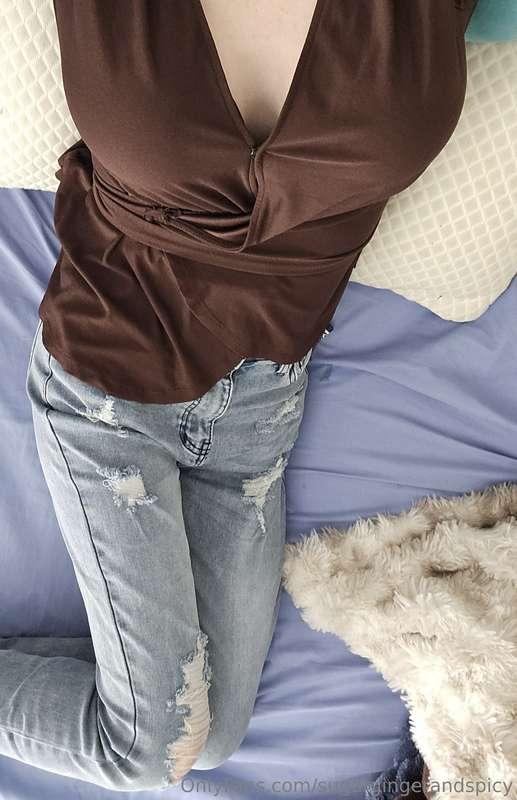 It's been a hard day of work. Time to get out of these cloth..