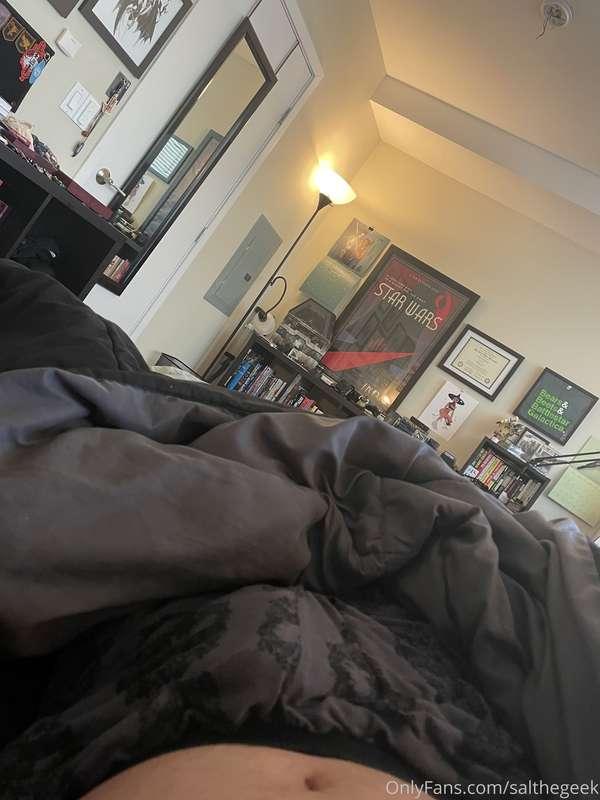 You should see how hard my cock is. I haven’t jacked it in a..