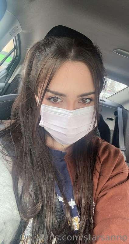 guess if I'm smiling under this mask