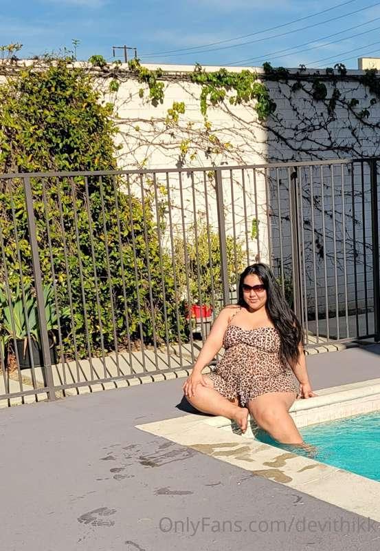 I wanted to swim today but the pool was too cold. At least I..