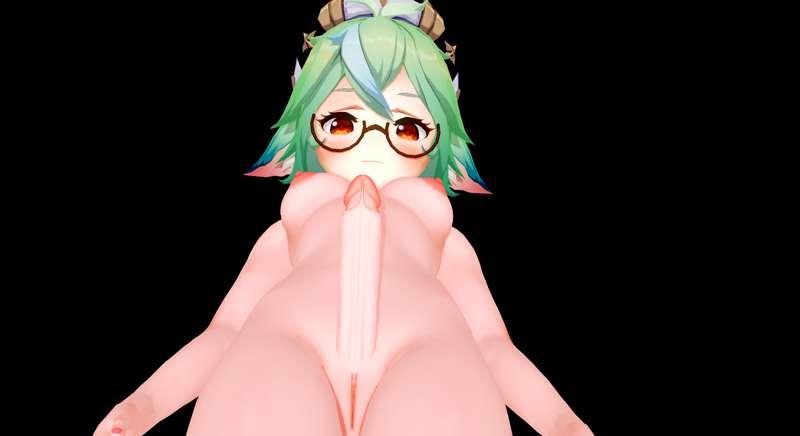 Photoset 2 - FUTA Sucrose (Genshin Impact)