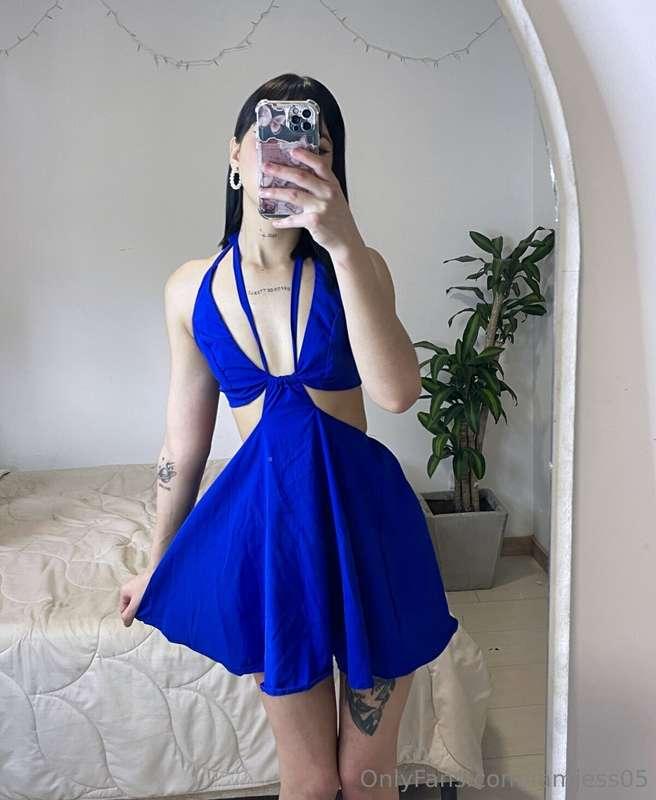 Blue to fit the mood