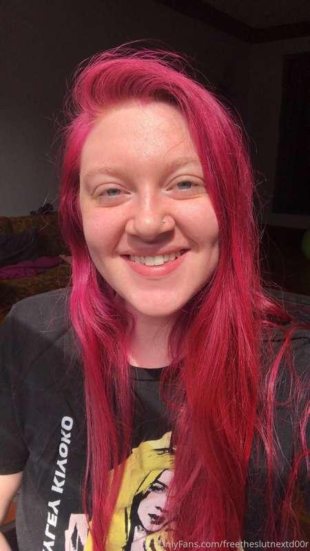 Throwback to when I had pink hair 💖