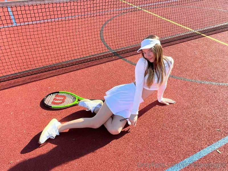 I finally had tennis practice again today and I had so much ..