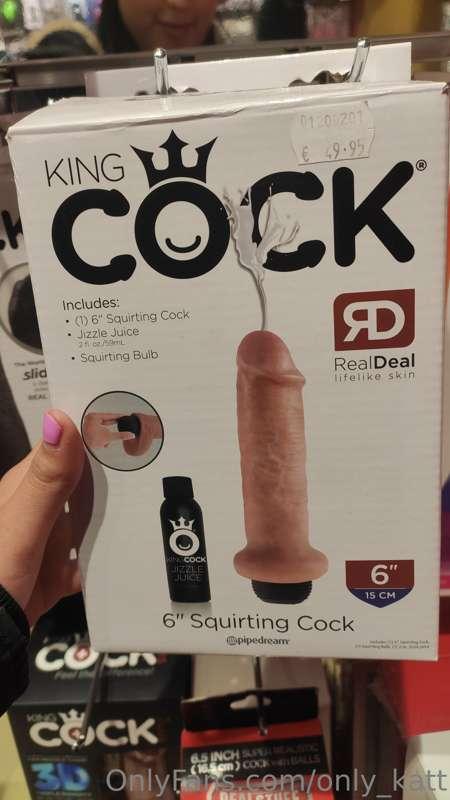 Me lo quiero comprar 🥺😍 es un dildo eyaculador quién de mis ..