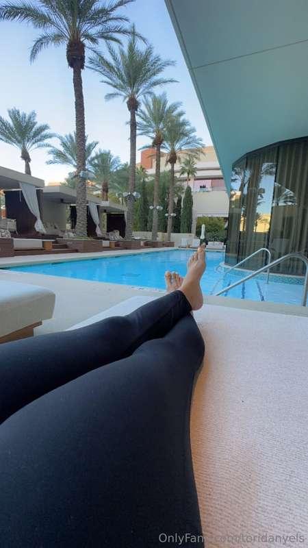I need a pool boy to lay beneath my feet and when I snap you..