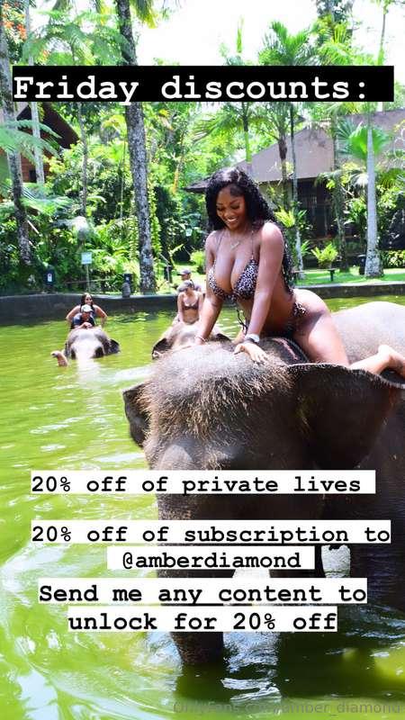 Giving you 20% off of everything today. Subscribe to @amberd..