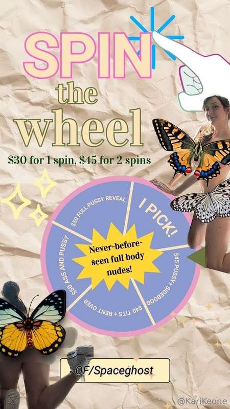 All Spin The Wheel dms are caught up if you paid for spins t..
