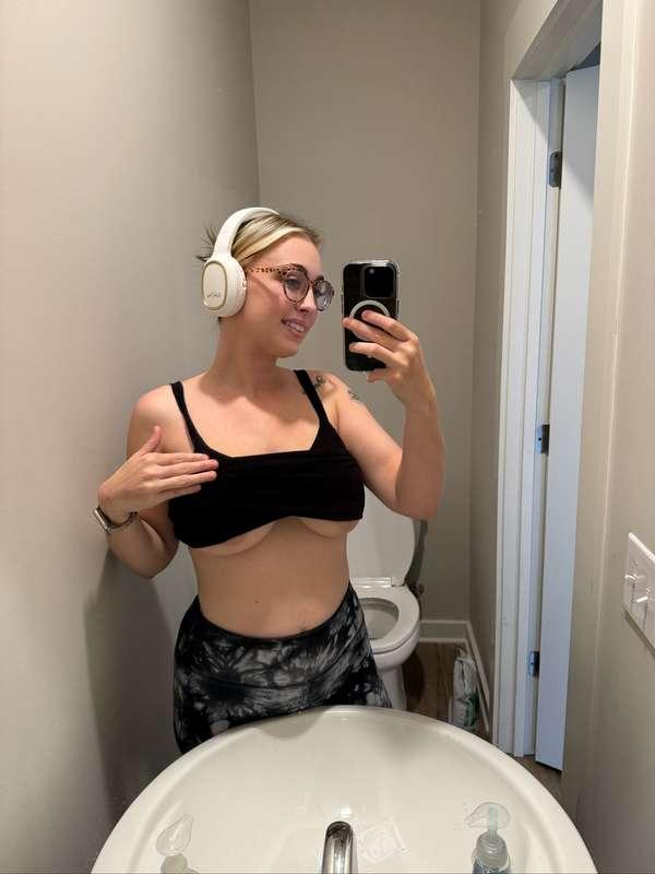 Was I a cute blonde? 