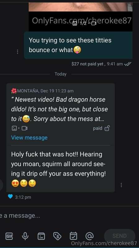 Proof is in the messages😜 I don’t disappoint