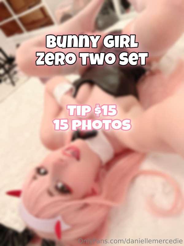*Bunny girl Zero Two set*💕 Tip $15 💕