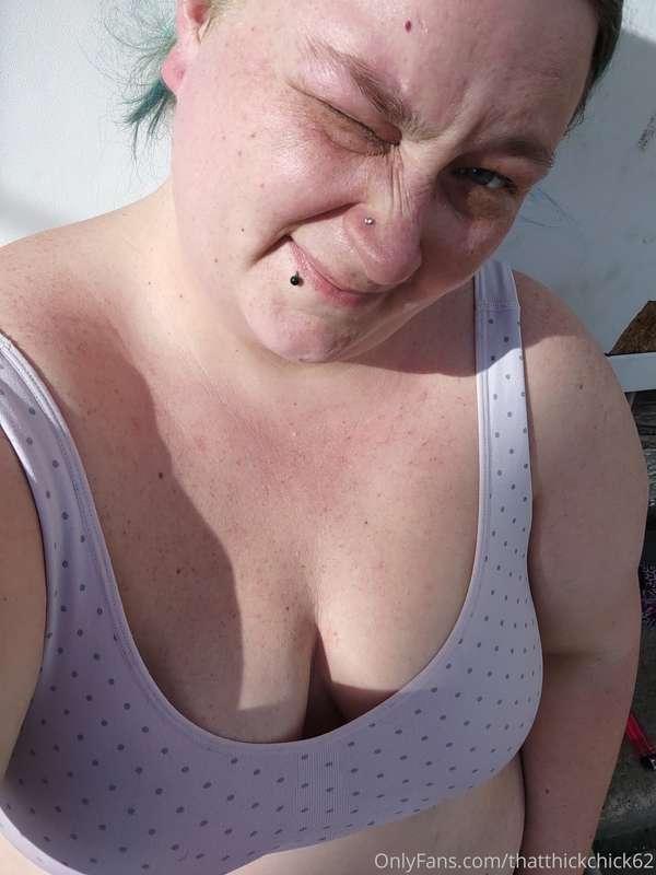 It's hit out here for a chubby girl.