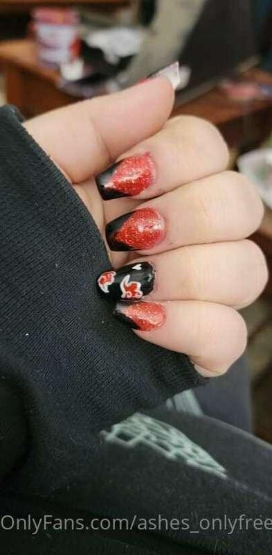 Any naruto fans?? 
I let my cousin practice doing nails last..