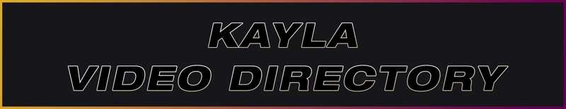 Kayla's Videos 

🔗 Dates 1 & 2: https://onlyfans.com/6555137..