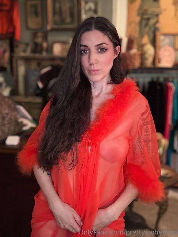 It's Friday. This robe is killer hot. Killer cool? It's kill..