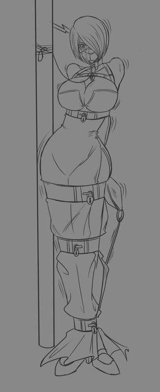 Angel (KoF) Party Dress Rough Draft