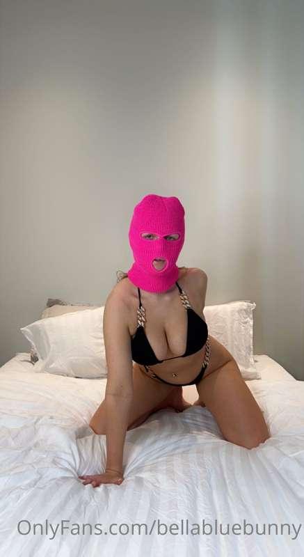 do you want to have to fun with the ski mask on? 😈