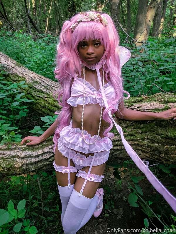You go for a walk in the woods and stumble upon a fairy, los..