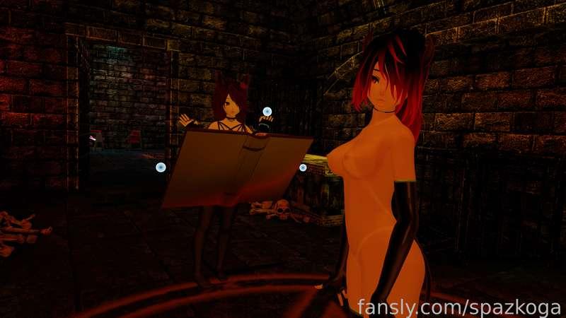 I summoned a sexy succubus!!!~ w/ @wundervrc Many videos and photos coming!!!