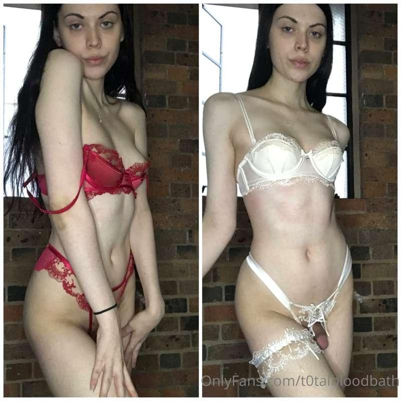 naughty or nice? ❤️🤍