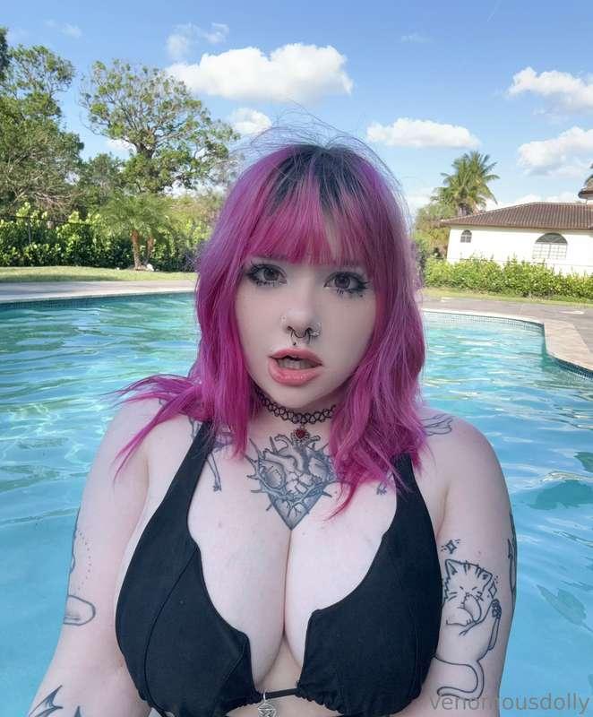my panties are wet...but not because of the water 🤭