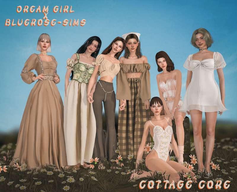 DREAMGIRL X BLUEROSE-SIMS COTTAGE CORE COLLECTION