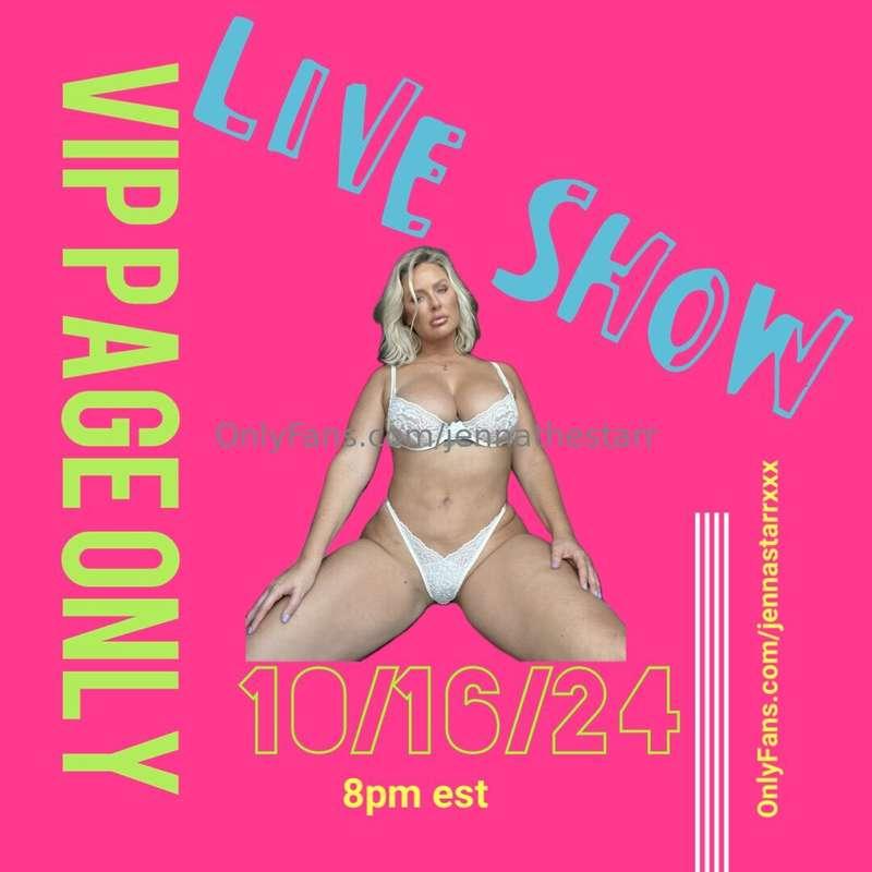See you at my next live show VIP PAGE ONLY this Wednesday th..