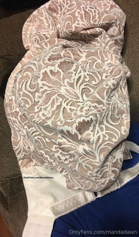 Wanted to see if my older 34W bra would fit or cover his fac..